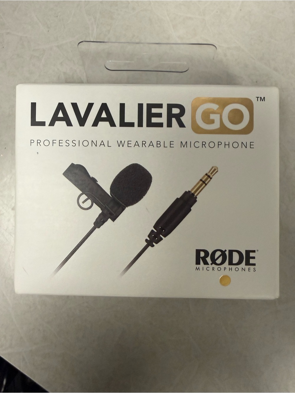 RØDE Lavalier GO Professional Wearable Microphone - Black NIB
